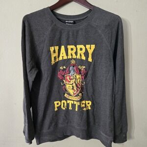 Harry Potter Gryffindor Youth Long Sleeve Sweatshirt Size XL 15-17 Grey Pullover
